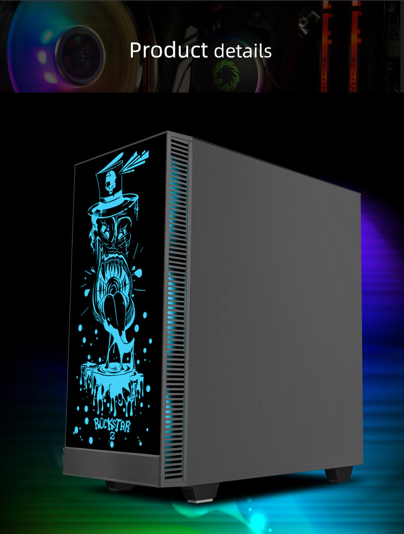 Gamemax RockStar 2 Black Gaming Computer Case